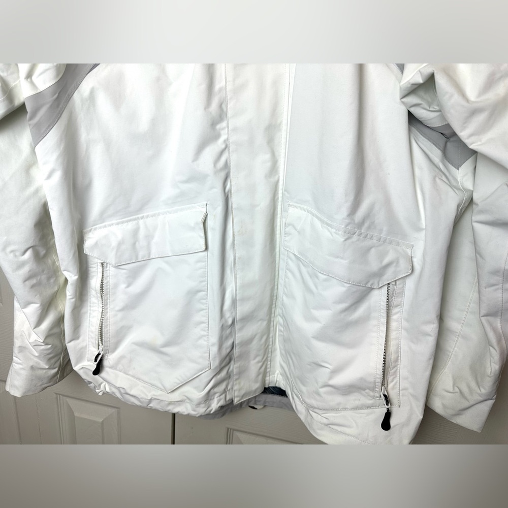 HENRI LLOYD For BMW YachtSport Ventura Tp2 Sailing Jacket Coat White Blue Hooded - Picture 3 of 16